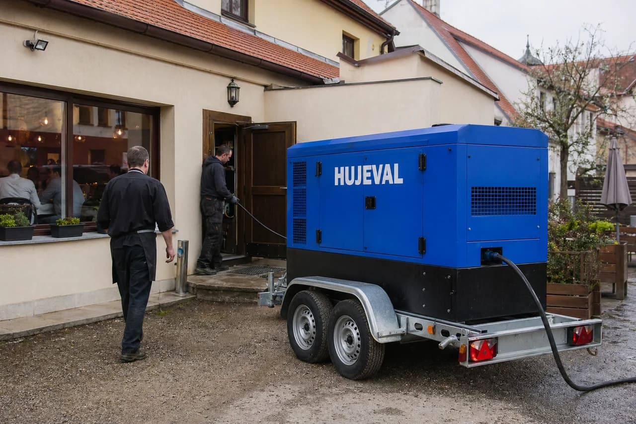 Restaurace v poledne bez proudu: minutová kronika, jak to zvládli za 38 minut