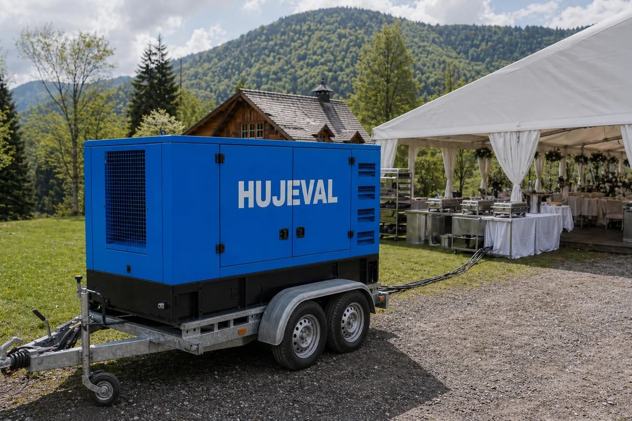 Cateringová akce v Beskydech: jak parta s agregátem zachránila svatbu pro 200 hostů
