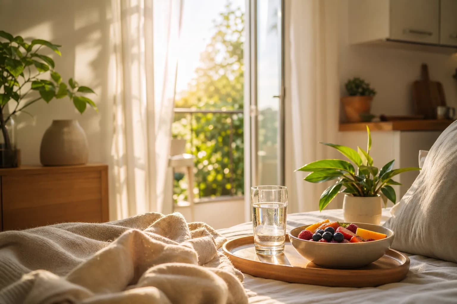 Quinoa salát s pečenou řepou, kozím sýrem a vlašskými ořechy